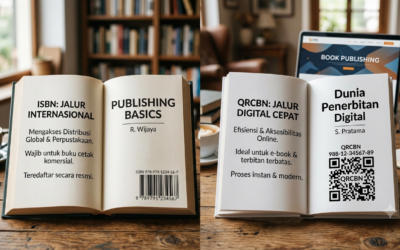 Perbedaan ISBN vs QRCBN: Mana Identitas yang Paling Pas untuk Buku Baru Anda?
